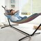 Sorbus Double Hammock With Steel Stand - Portable Carrying Case